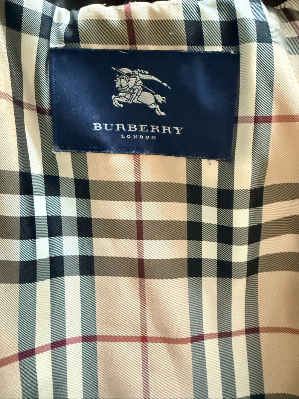 Burberry Dark Brown Hooded Jacket with Signature Check Lining - Picture 3 of 5